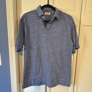 ROWM Men’s Polo Shirt – Size Large – Heather Blue